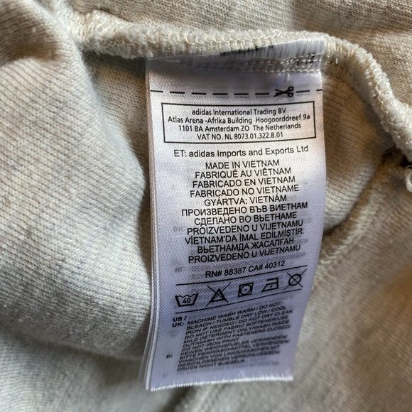 Adidas Full Zip Jacket Hoodie Size M - Picture 7 of 7